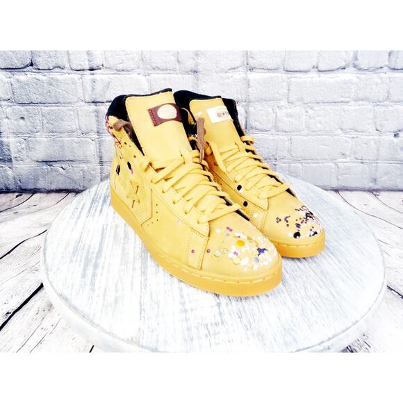 Converse Bandulo Pro Leather Mid Tan/Multicolor	Men 9 Women 10.5 New OG Box - Picture 3 of 11